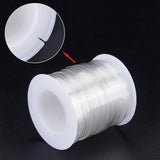 2 Rolls 2 Style Polyurethane Transparent Straps, for Invisible Bra Shoulder Straps, Flat, Clear, 6~8x0.28~0.3mm, 1 roll/style