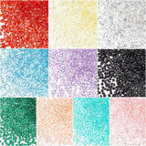 10Bag 10 Color Transparent Acrylic Rhinestone Cabochons, Point Back, Diamond, Mixed Color, 3x2.5mm, about 10 color, 1bag/color, 10 bag, 600pcs/bag