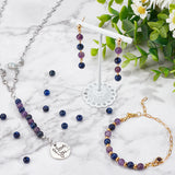 Natural Lapis Lazuli Beads, Dyed, Round, 6mm, Hole: 2mm, 50pcs/box