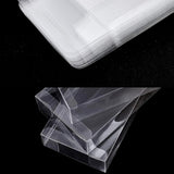Transparent PVC Box Candy Treat Gift Box, for Wedding Party Baby Shower Packing Box, Rectangle, Clear, 19.3x10.3x4cm, 20pcs/set