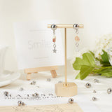 304 Stainless Steel Stud Earring Findings, with Loop, Dome/Half Round, Stainless Steel Color, 60pcs/box