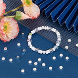 50Pcs Rack Plating Brass Beads, Flat Round, Long-Lasting Plated, 925 Sterling Silver Plated, 6x3mm, Hole: 1.2mm