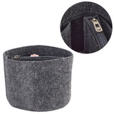 Felt Purse Organizer Insert, Handbag Tote Shaper Organiser, Bag Accessories, Rectangle, Black, 13x11.8cm