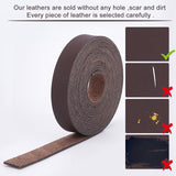 PU Leather Fabric, for Shoes Bag Sewing Patchwork DIY Craft Appliques, Coconut Brown, 1.25x0.13cm, 2m/roll