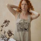 Self-Adhesive Silk Screen Printing Stencil, for Painting on Wood, DIY Decoration T-Shirt Fabric, Turquoise, Tarot Theme Pattern, 280x220mm