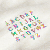 52Pcs 26 Styles Vacuum Plating  304 Stainless Steel Charms, Laser Cut, Alphabet, Letter A~Z, 2pcs/style