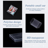 Transparent PVC Box Candy Treat Gift Box, for Wedding Party Baby Shower Packing Box, Square, Clear, 6x6x1cm, 50pcs/set