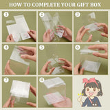 Transparent Plastic PET Box Gift Packaging, Waterproof Folding Cartons, Cube, Clear, 9x9x9cm