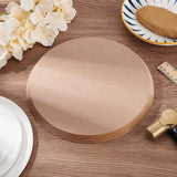 Round Pottery Tools Ceramic Plate Forming Mold, Wooden Density Plate Printing Blank Stripping Mud Plate for Ceramic Project Work, Tan, 250x15mm