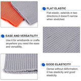 10Pcs 5 Colors Ribbing Pattern Polyester Oversleeves, Air Blower Terminals Oversleeves, Mixed Color, 151x84x3.3mm, 2pcs/color