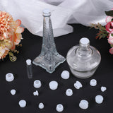 24Pcs 4 Style Silicone Bottle Seal Plug, Reusable Replacement Bottle Stopper, White, 11~19x9~11mm, Pin: 7~15mm, 6pcs/style