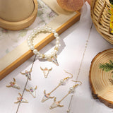 30Pcs 5 Colors Alloy Enamel Pendants, Golden, Cattle Head, Mixed Color, 21x21x2mm, Hole: 1.6mm, 6pcs/color