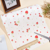 Plastic Shelf Liners, Moisture-Proof Pad, for Closet, Cabinet, Strawberry Pattern, 300x1mm, 5m/roll