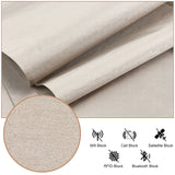 EMF Protection Fabric, Faraday Fabric, EMI, RF & RFID Shielding Nickel Copper Fabric, Antique White, 138x0.1cm