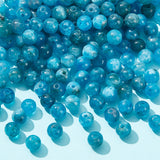 2 Strands Round Natural Apatite Beads Strands, Grade AB, 4~4.6mm, Hole: 1mm, about 93pcs/strand, 6.10''(15.5cm)