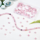 3 Strands Natural Plum Blossom Jasper Beads Strands, Dyed, Round, 6~6.5mm, Hole: 1mm, about 63pcs/strand, 15.5 inch