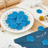 Adhesive Wax Seal Stickers, Envelope Seal Decoration, for Craft Scrapbook DIY Gift, Anchor Pattern, 3cm, about 50pcs/box