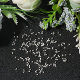 200Pcs 925 Sterling Silver Spacer Beads, Column, Silver, 1.4x1.2mm, Hole: 0.6mm