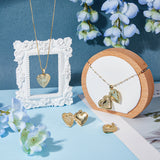 Brass Locket Pendants, Photo Frame Pendants for Necklaces, Heart with Bowknot, Real 18K Gold Plated, 22.5x19.5x5.5mm, Hole: 4x3mm, 8pcs/box