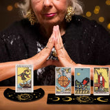 2Pcs 2 Style Carved Wood Candle Holders, Wooden Card Stand for Tarot, Witch Divination Tools, Moon-shaped & Rectangle, Black, Sun Pattern, 130~254x76.2~100x5mm, 1pc/style