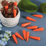 Foam Pendants, Carrot, Dark Orange, 56.5~57x15.5~16x15mm, Hole: 2mm