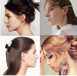 Brass Hair Bobby Pin Findings, Antique Bronze, 10.8x7.4x1.8cm, 23pcs/set