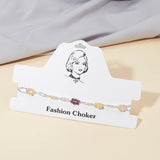 Cardboard Necklace Display Cards, White, 11.3x18.5x0.05cm