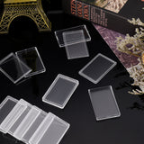 Transparent Acrylic Silver Bar Gold Bar Storage Cases, Air-Tite Capsule Storage Holders, Rectangle, Clear, 5.6x3.6x0.7cm