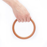 Wooden Flat Round Shape Purse Handle, for Bag Handles Replacement Accessories, Mixed Color, 135x12mm, Inner Diameter: 118mm, 6pcs/set