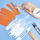 Sharp Steel Scissors, 6 Sizes Plastic Fishing Net Shuttle, Plastic Mending Fishing Net Tools, Mixed Color, 109~245x7~37x2.5~11mm