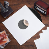 Inner Record Sleeves Acid Free Protection Covers, for 12inch Vinyl Albums Collection, White, 309x305x0.08mm, 20pcs/bag