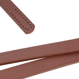 Imitation Leather Bag Handles, for Bag Straps Replacement Accessories, Coconut Brown, 618x18.5x3.5mm, Hole: 2.5mm