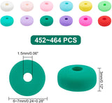4 Strands 4 Colors Handmade Polymer Clay Beads Strands, for DIY Jewelry Crafts Supplies, Flat Round, Mixed Color, 6~7x3mm, Hole: 1.5mm, about 113~116pcs/strand, 15.55 inch~16.14 inch(39.5~41cm), 1 strand/color