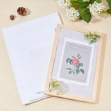 DIY Paper Crafts Handmade Material Packs. with Net and Nonwovens, White, 34.5x25cm, 20pcs/set