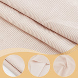 Corduroy Kintted Rib Fabric, for Clothing Accessories, Antique White, 100x155x0.05cm