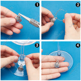 DIY Ocean Theme Pendant Wine Glass Charm Tags Making Kit, Including Alloy Pendants, Cadmium Free & Nickel Free & Lead Free, Brass Jump Rings and Wine Glass Charm Rings, Antique Silver & Platinum, Pendants: 16pcs/box