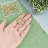 80Pcs 4 Styles Brass Linking Bars, Connector Charms, Stick, Real 14K Gold Plated, 15~30x2x1mm, Hole: 1mm, 20pcs/style