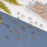 304 Stainless Steel Spacer Beads, Column, Mixed Color, 6x2mm, Hole: 4mm, 80pcs/box