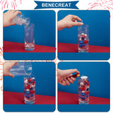 DIY Independence Day Vase Fillers for Centerpiece Floating Candles, Including Plastic Imitation Pearl & Acrylic Star & Plastic Confetti Beads, Mixed Color