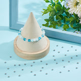 100Pcs 304 Stainless Steel Spacer Beads, Flower, Granulated Beads, Stainless Steel Color, 4x1.2mm, Hole: 1mm