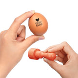 5Pcs 5 Styles Plastic Rubber Stamps with Wood Handles, DIY Egg Drawing Stamps, Chick, 55x20mm, Pattern: 18mm, 1pc/style