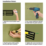 Fashion Iron Medal Hanger Holder Display Wall Rack, 3-Line, with Screws, Black, Tennis, 150x400mm, Hole: 5mm