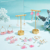 DIY Flower Drop Earring Making Kits, Including Glass Pearl & Acrylic Flower Beads, Acrylic Flower Pendants, Brass Earring Hooks & Ball Stud Earrings Post, Mixed Color, 350Pcs/box