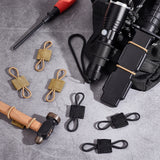 20Pcs 2 Colors Nylon Tactical Gear Holder Clips, Molle Web Elastic Webbing Retainer, Binding Ribbon Buckle, for Backpacks Bags Vest, Mixed Color, 81.5~83.5x28x7.1~7.4mm, Inner Diameter: 25x10.5~11.5mm, 10pcs/color