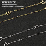 6Pcs 6 Style 925 Sterling Silver Chain Extender, with Clasps & Curb Chains, Platinum & Golden, 32~78mm, Links: 2x1.5x0.1mm, Clasps: 8x5.5x1mm, Ring: 3x0.6mm, Hole: 2mm, 1pc/style