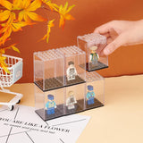 Plastic Display Box, for Ornaments, Toys Display, Clear, 4.8x4.8x7cm