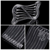 14Pcs Acrylic Sandal Shoes Support, Retail Shop Shoe Display Stand Forms Inserts, Clear, 220x145x16.5mm