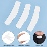 50Pcs Plastic Tab Collar for Clergy Shirt, White Priest Collar, Collar Lining Stay, White, 33x150x1mm