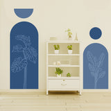 PVC Wall Stickers, Wall Decoration, Arch Pattern, 390x900mm, 2 sheets/set