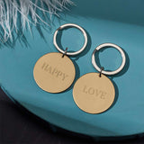 Brass Pendants, Flat Round, Antique Bronze, 30x0.8mm, Hole: 1mm, 24pcs/set, 6.4x6.3x2cm